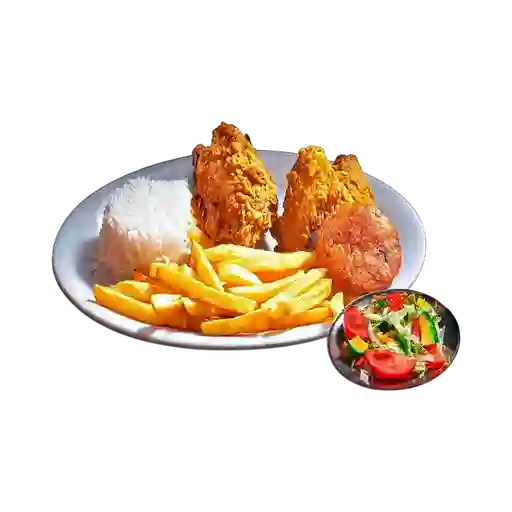 Bandeja Broaster Pechuga y Ala