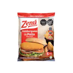 Zenú Hamburguesa de Pollo Apanado