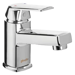 Stretto Grifería Monomando Lavatorio Modena Gris