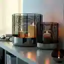 Philippi Candelabro Luna Cilindro Negro S