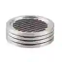 Ahorre Espacio y Agregue Estilo Con Los Portavasos en su Mesa. El Acero Inoxidable Con Detalles en Negro Permite Que Estas Unidades Encajen Con Cualquier Decoración. Este Contiene de 4 Portavasos Son de Acero Inoxidable y Resistentes al Óxido Garantizando 