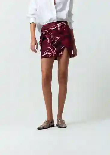 Falda Maria Mujer Morado Vino Ultra Oscuro T 6 542G325 Naf Naf