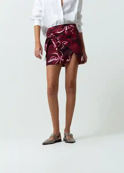 Falda Maria Mujer Morado Vino Ultra Oscuro T 6 542G325 Naf Naf