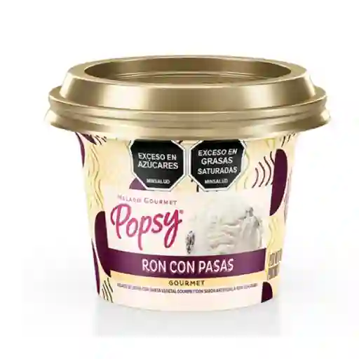 Popsy Helado Ron Con Pasas