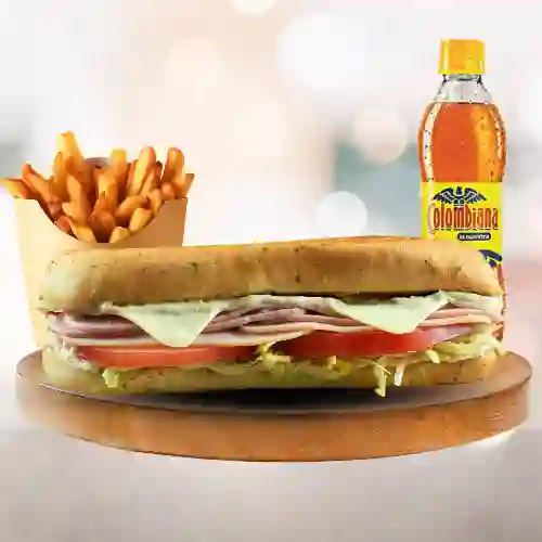 Combo Sandwich Tres Carnes