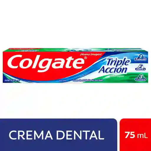 Colgate Crema Dental Triple Acción 75 mL