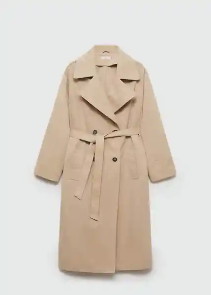 Saco Trench Trenchn Beige Talla 23 Niñas Mango