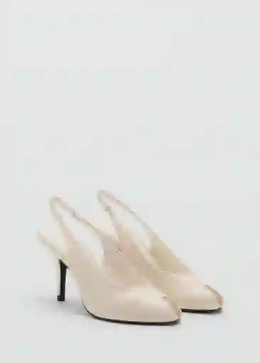 Zapatos Popa Crudo Talla 37 Mujer Mango
