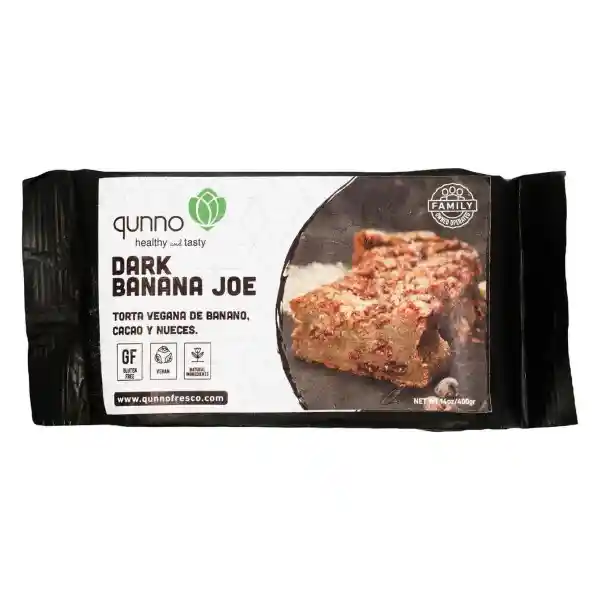 Torta Vegana Banano Cacao Qunno