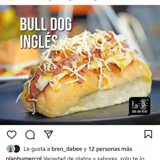 Perro caliente ingles bulldog