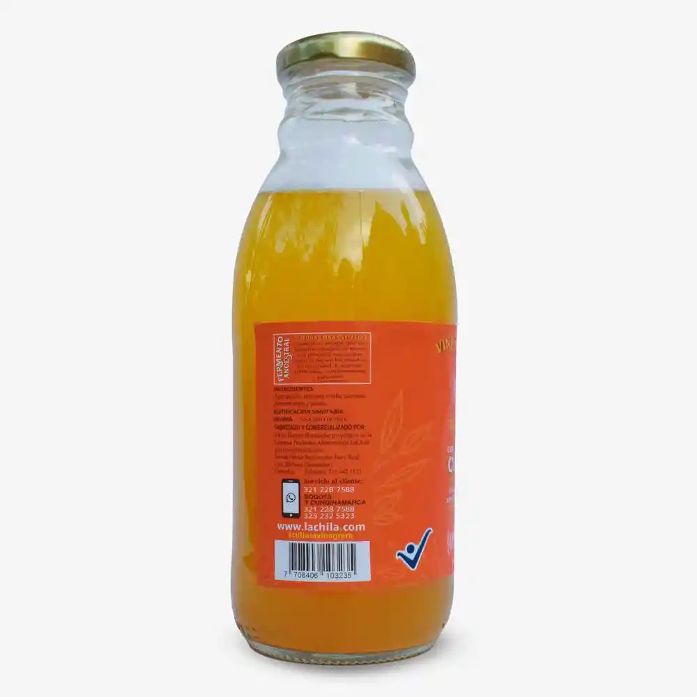 Vinagre Manzana Curcuma Productos Alimenticios Lachila 400 Ml