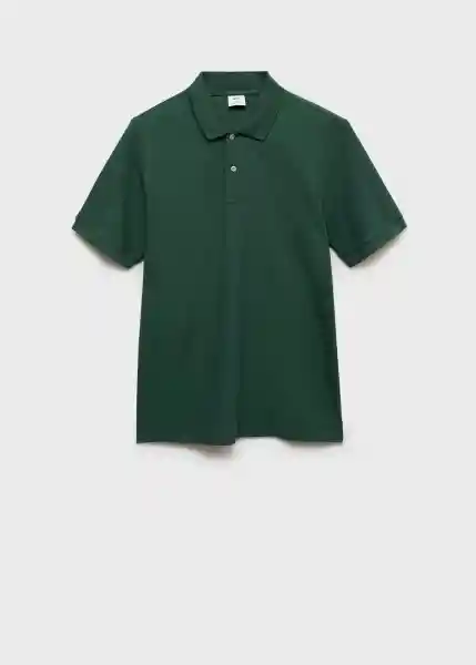 Camiseta Polo Rea Botella Talla M Hombre Mango