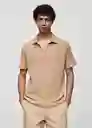 Polo Creto Beige Talla XL Hombre Mango