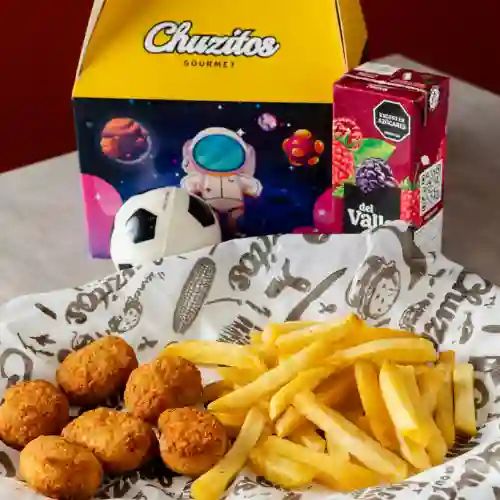 Nuggets+papafrancesa+jugo