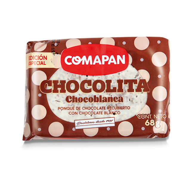 Comapan Ponque Chocoblanco 68 g