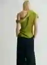 Blusa Grass Verde Talla M Mujer Mango