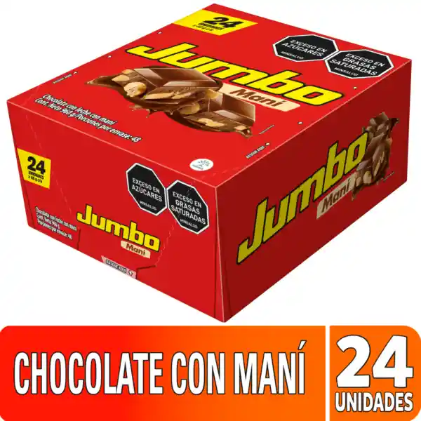 Jumbo Chocolate con Leche y Maní