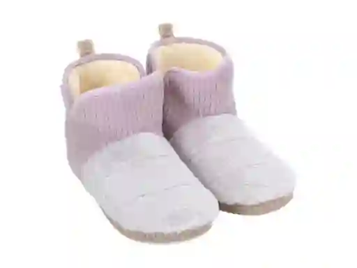 Pantuflas Bota Mujer Gris 37-38 Casaideas