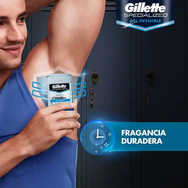 Desodorante Antitranspirante Hombre Gillette Specialized Gel Cool Wave 82 g Pack 2 Unidades