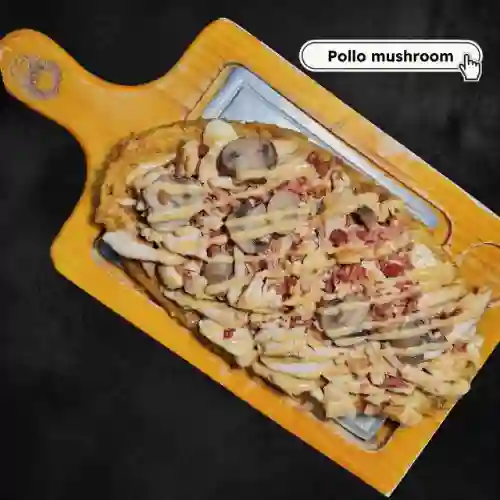 Patacón Pollo Mushroom