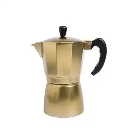 Cafetera Moka Dorada Ambiente Gourmet