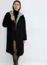 Abrigo Picarol Negro Talla S Mujer Mango