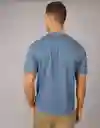 Camiseta Hombre Azul Talla: MEDIUM 4419410 American Eagle