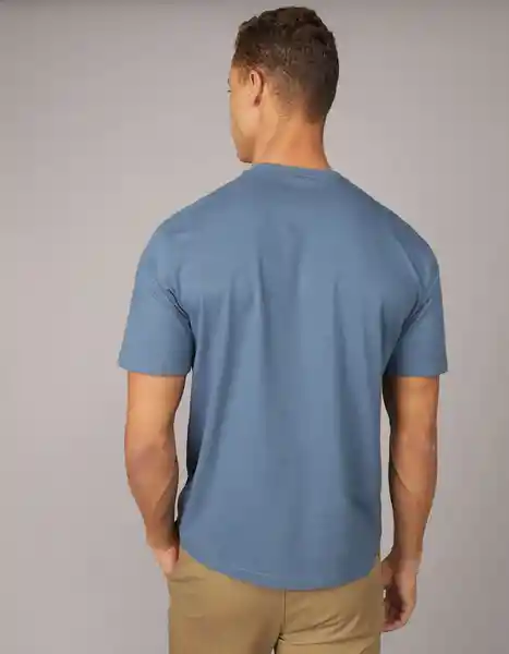 Camiseta Hombre Azul Talla: MEDIUM 4419410 American Eagle