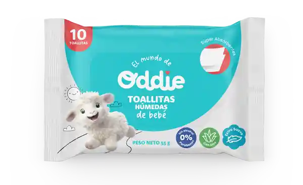 Oddie Toallita Humedas Bebe