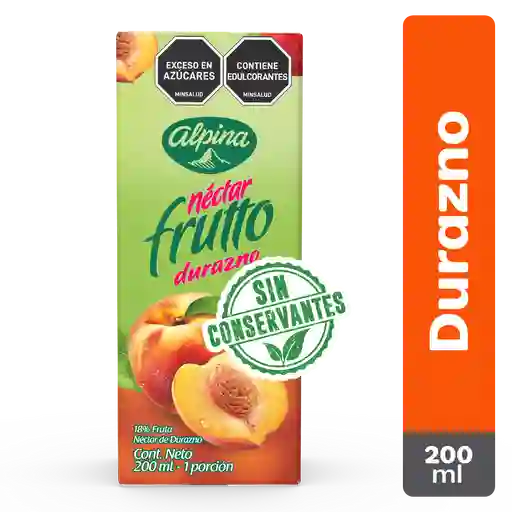 Frutto Néctar Durazno 200 mL