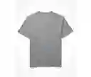 Camiseta Gris Talla Medium Hombre American Eagle