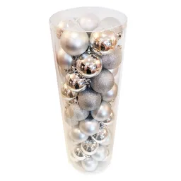 Cotidiana Set Esferas Plateadas 6 cm Nav2