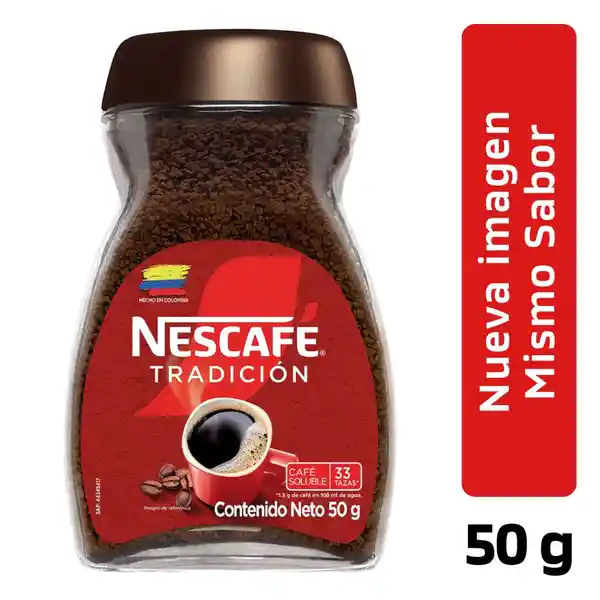 Café instantáneo NESCAFÉ Tradición x 50g