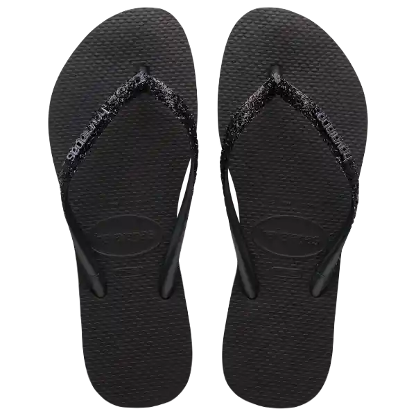 Sandalias Glitter Negro/Gris Oscuro T. 38 4146975 Havaianas