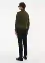 Buzo Jersey Willyt Khaki Talla M Hombre Mango
