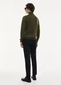 Buzo Jersey Willyt Khaki Talla M Hombre Mango