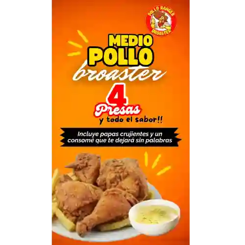 Medio de Pollo Broaster