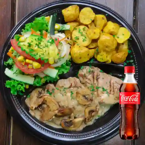Combo Solomito de Cerdo + Coca Cola Original 400 ml