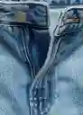 Jean Miami Tejano Medio Talla 40 Mujer Mango