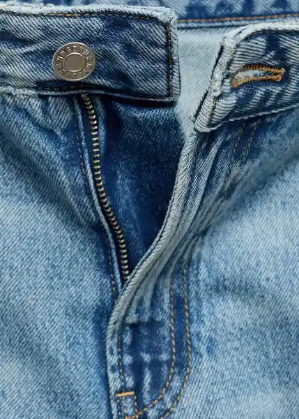 Jean Miami Tejano Medio Talla 40 Mujer Mango