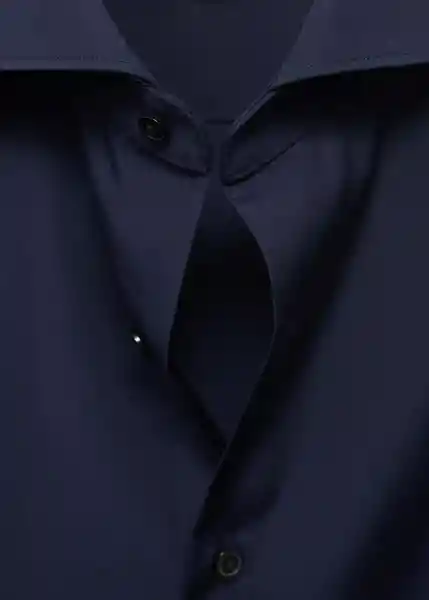 Camisa Emeritol Navy Talla M Hombre Mango