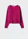 Jersey Crayon2 Fucsia Talla XS Mujer Mango