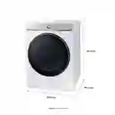 Samsung Secadora Carga Frontal de 53 Lb DVG24A8870W/CO