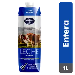 Alpina Leche Entera Caja 1000 mL