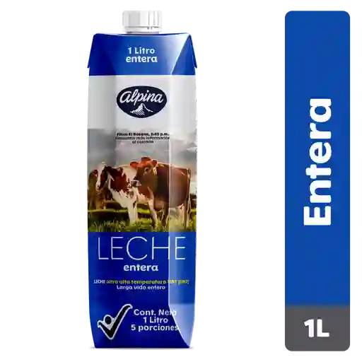 Alpina Leche Entera Caja 1000 mL