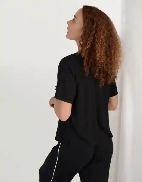 Camisa de Pijama Aerie Negro Talla MEDIUM 1416073 American Eagle