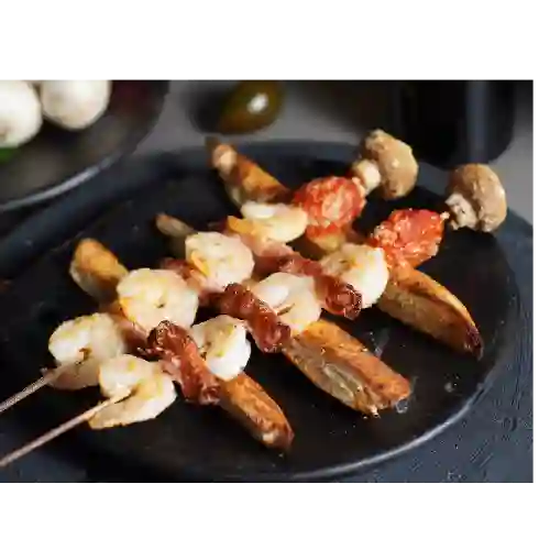 Brocheta de Camarones