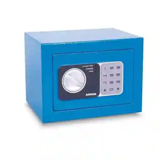 Arnik Caja Fuerte Color Celeste 17 x 23 x 17