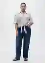 Camisa Red Crudo Talla S Mujer Mango