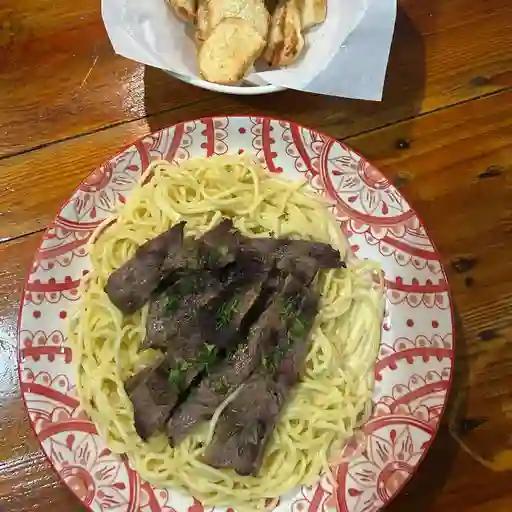 Pastas en salsa alfredo